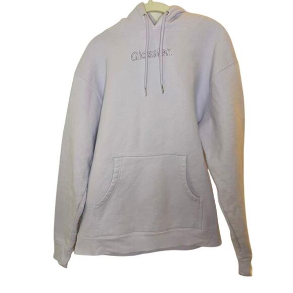 Glossier x Olivia Rodrigo Collab Hoodie Limited Edition Size M Lavender - Picture 2 of 9